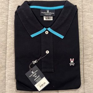 NWT.  PSYCHO BUNNY    MENS POLO. SIZE 9 xxxl